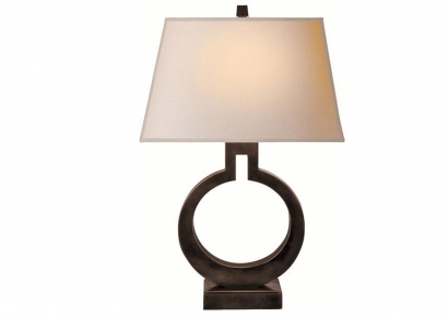 Stalinis šviestuvas  - Ring Form Small Table Lamp - CHA 8969BZ-NP