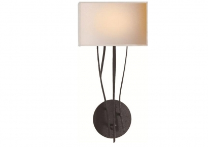 Sieninis šviestuvas - Aspen Sconce S 2050BR-NP