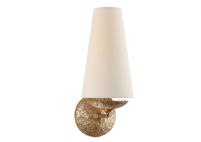 Sieninis šviestuvas Fontaine Single Sconce -  ARN 2201GP-L