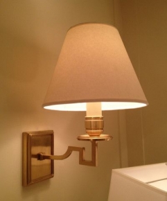 Sieninis šviestuvas - Dean Single Arm Sconce AH 2000GM-NP-gallery-2