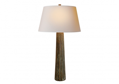 Stalinis šviestuvas - Fluted Spire Large Table Lamp - CHA 8906BZV-NP