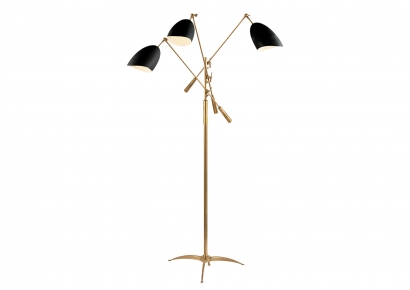 Toršeras Sommerard Triple Arm Floor Lamp - ARN 1009HAB-BLK