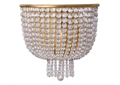 Sieninis šviestuvas - Jacqueline Medium Sconce ARN 2103HAB-CG