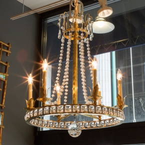 Pakabinamas šviestuvas - Regency Medium Chandelier  - SN 5107HAB-gallery-1