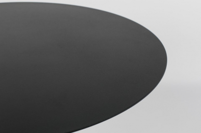 Apvalus stalas - SNOW BISTRO TABLE BLACK-gallery-1