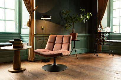 Fotelis - BAR VINTAGE BROWN-gallery-2
