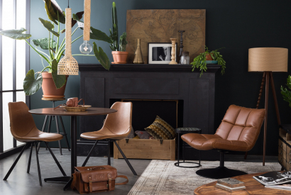 Fotelis - BAR VINTAGE BROWN-gallery-1