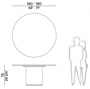 Apvalus stalas - Opus 893/TC-gallery-1