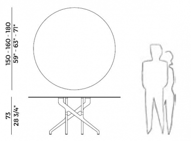 Apvalus stalas - Torso 837/T4-gallery-2