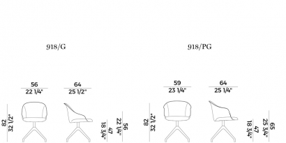 Darbo, ofiso - Kėdė LYZ 918/PG - 918/G-gallery-3