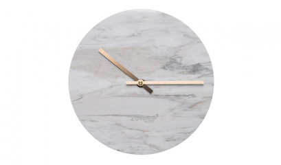 Apvalus laikrodis - MARBLE TIME GREEN-gallery-1