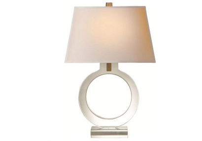 Stalinis šviestuvas  - Ring Form Small Table Lamp - CHA 8969BZ-NP-gallery-2