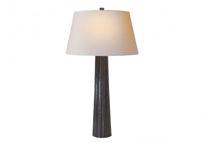 Stalinis šviestuvas - Fluted Spire Large Table Lamp - CHA 8906BZV-NP-gallery-1