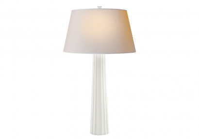 Stalinis šviestuvas - Fluted Spire Large Table Lamp - CHA 8906BZV-NP-gallery-3