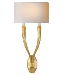 Sieninis šviestuvas - Ruhlmann Double Sconce - CHD 2461AB-NP-gallery-1