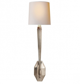 Sieninis šviestuvas - Ruhlmann Single Sconce - CHD 2460AB-NP-gallery-1