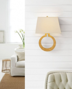 Sieninis šviestuvas - Ring Form Large Wall Sconce - CHD 2970AB-NP-gallery-1