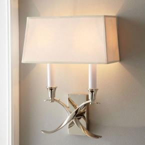 Sieninis šviestuvas - Cross Bouillotte Small Sconce  CHD 1190BZ-NP-gallery-3