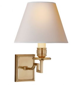 Sieninis šviestuvas - Dean Single Arm Sconce AH 2000GM-NP-gallery-2