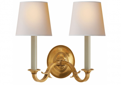 Sieninis šviestuvas - Channing Double Sconce TOB 2121BZ-NP