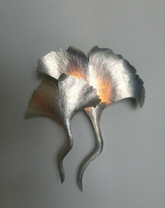 Toršeras GINGKO STEHLAMPE - ( rankų darbo)-gallery-5