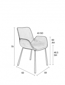 Kėdė - BRIT LL ARMCHAIR-gallery-2