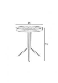 Stalas MAZE ROUND TABLE-gallery-2