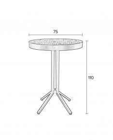 Stalas MAZE ROUND TABLE-gallery-3