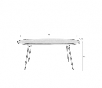 Ovalus stalas - DENISE-gallery-2