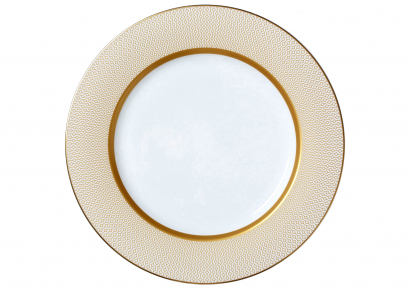 Porcelianinė lėkštė - Ø 30 cm Diamond Plate Full Gold