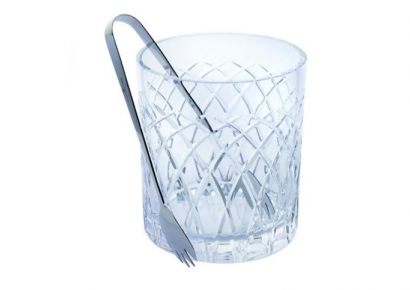 Krištolinis ledukų kibirėlis -  Harris Clear Ice Bucket